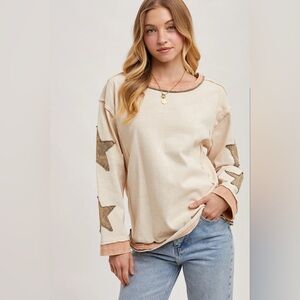 Bluivy Starry Society Pullover Star Sweater